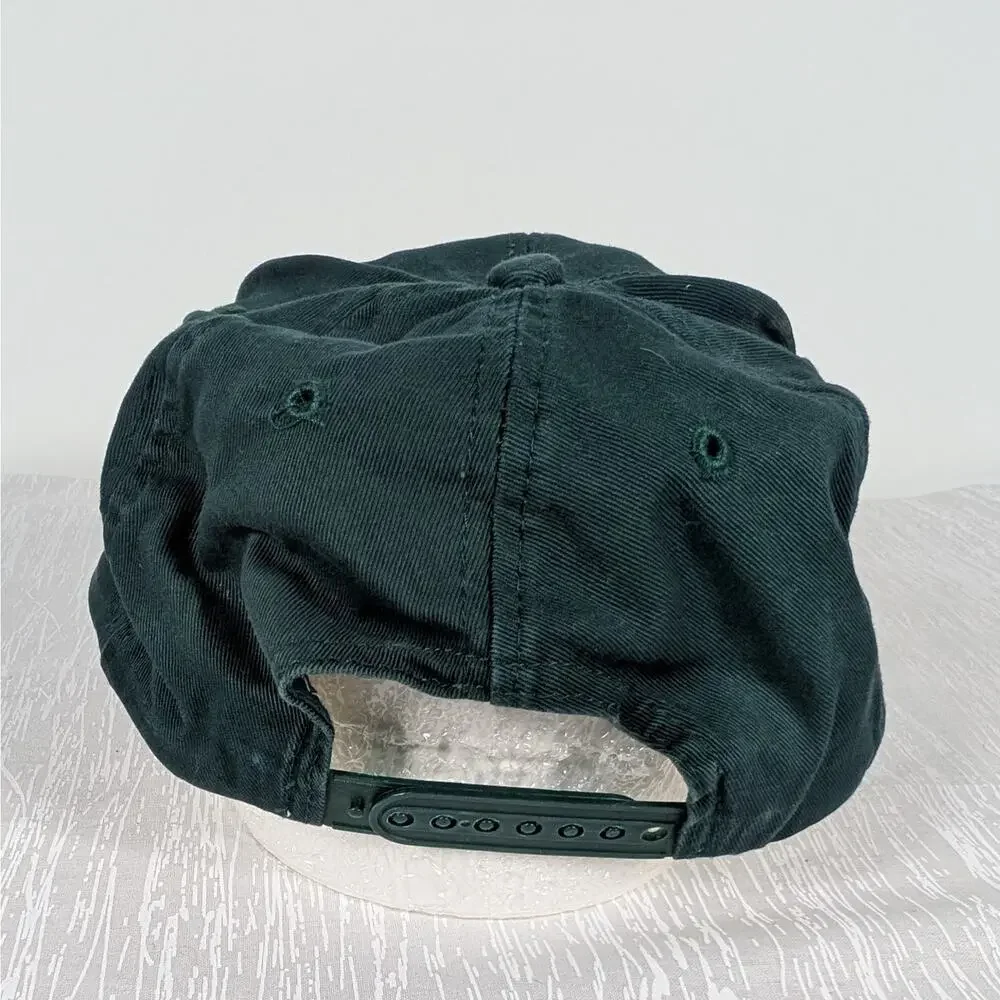 Vintage Anco Green Bay Packer Snapback Baseball Hat Green Classic